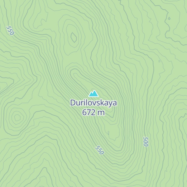 Map of Durilovskaya