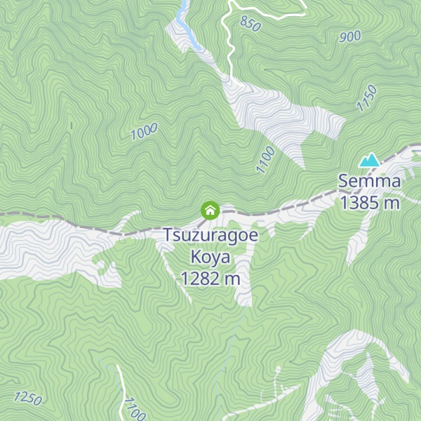 Map of Tsuzuragoe Koya
