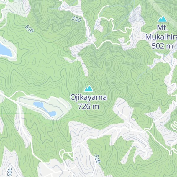 Map of Ojikayama