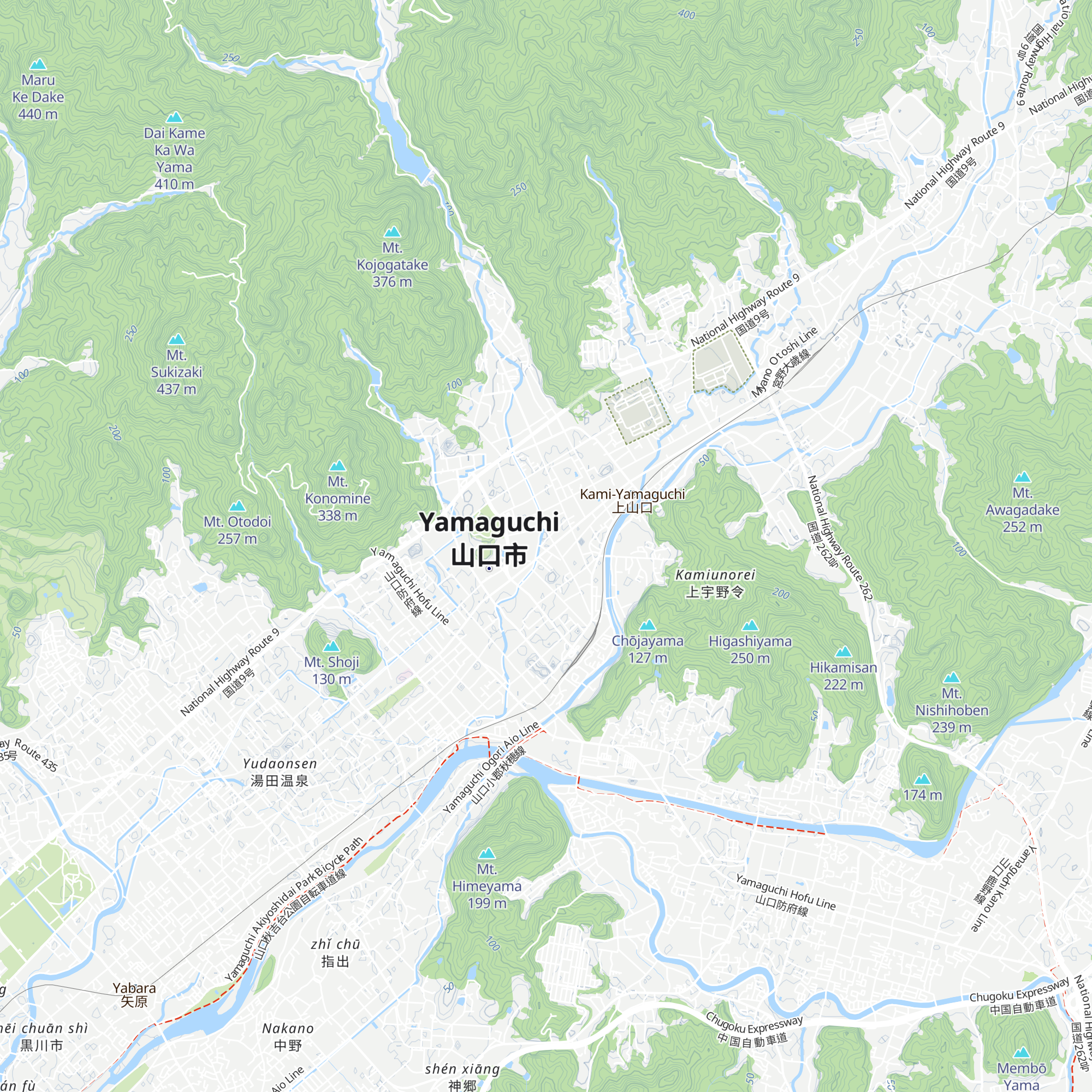 Ichinosaka Gawa Kōtsū Kōryū Hiroba map