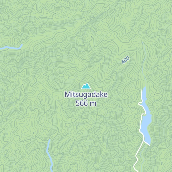 Map of Mitsugadake
