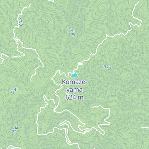 Map of Komaze-yama