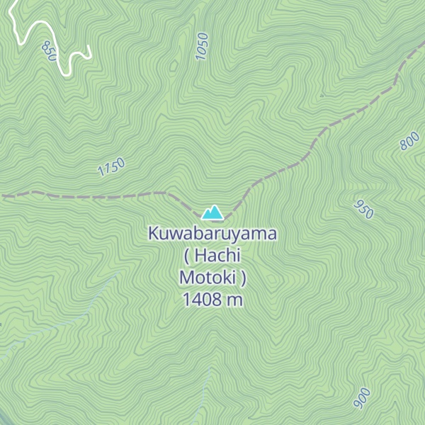 Map of Kuwabaruyama ( Hachi Motoki )