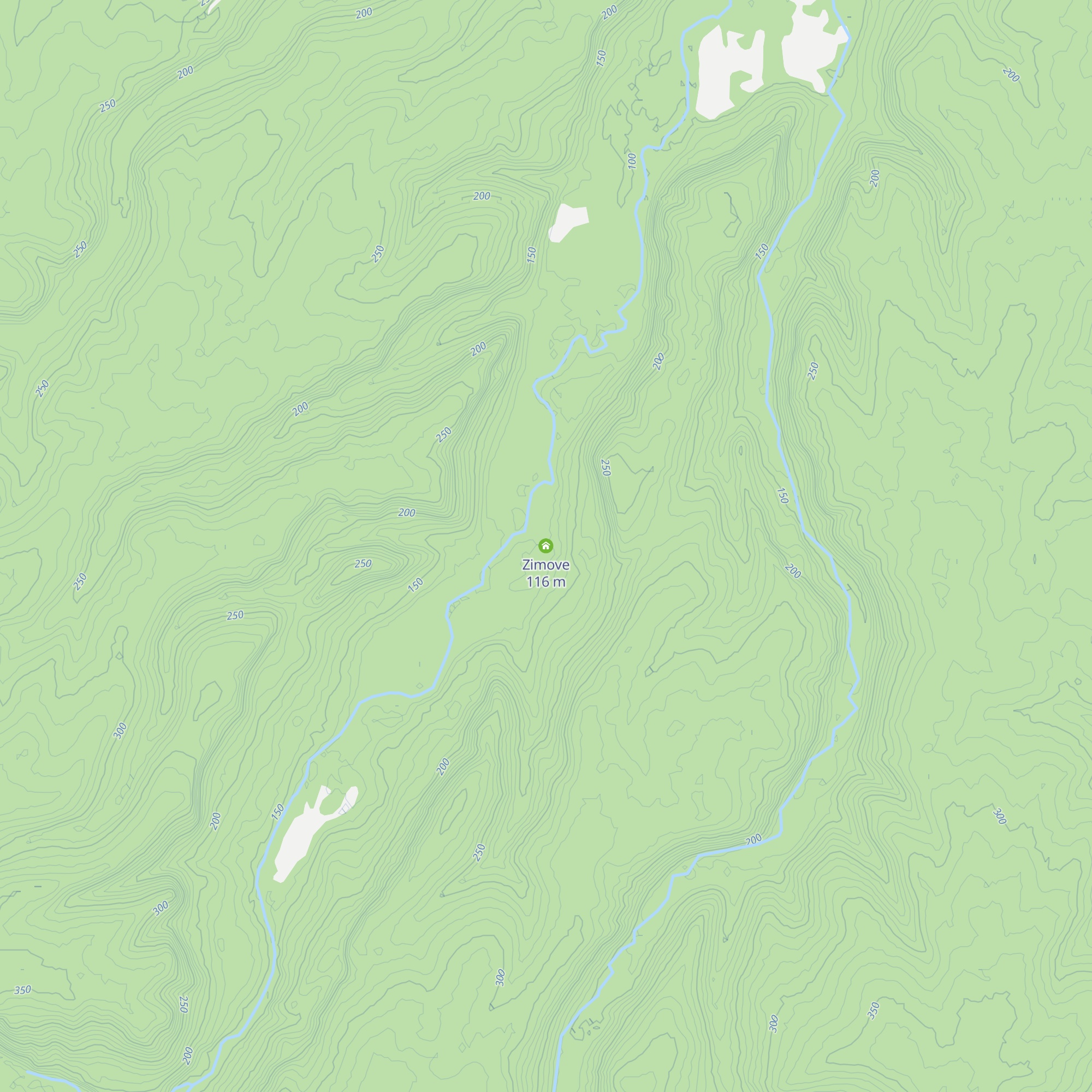 Zimove map