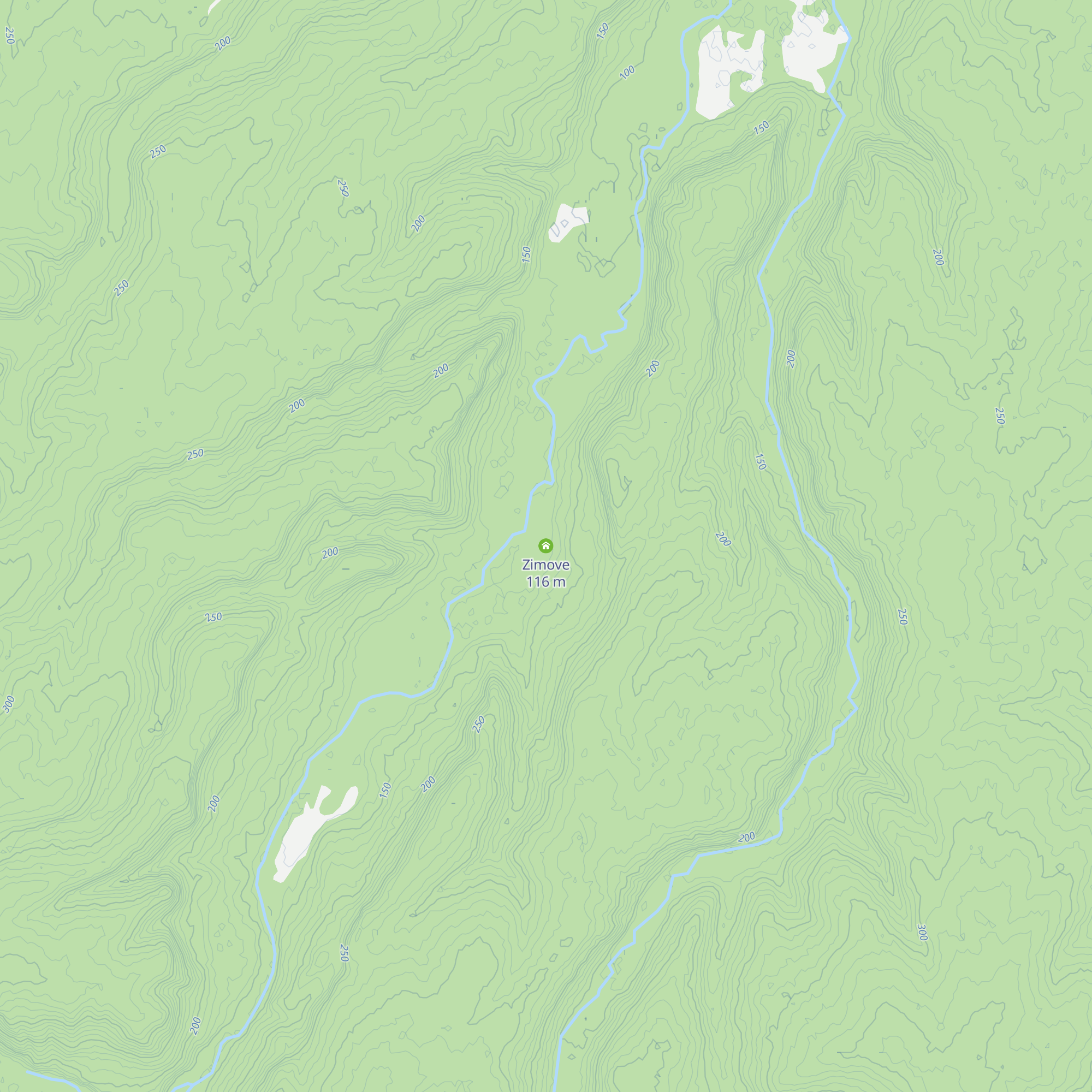 Zimove map
