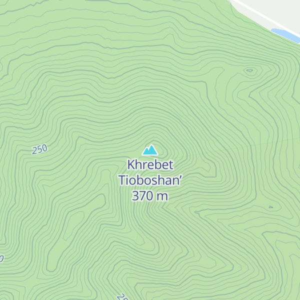 Map of Khrebet Tioboshan’