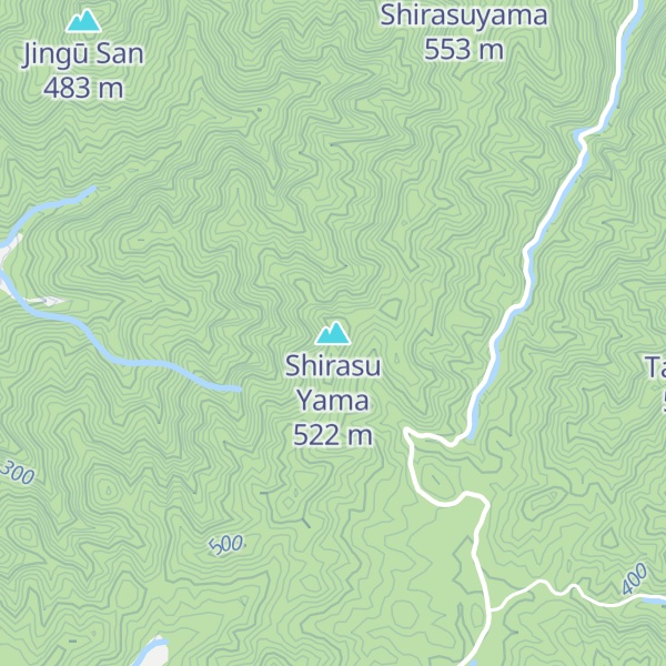 Map of Shirasu Yama