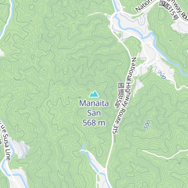 Map of Manaita San