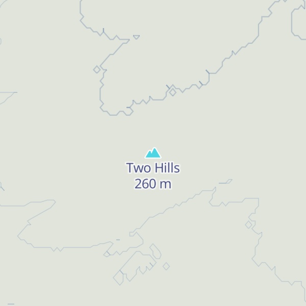 Map of Two Hills