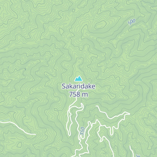 Map of Sakaridake