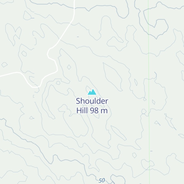 Map of Shoulder Hill