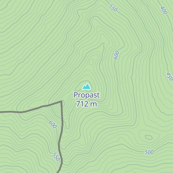 Map of Propast
