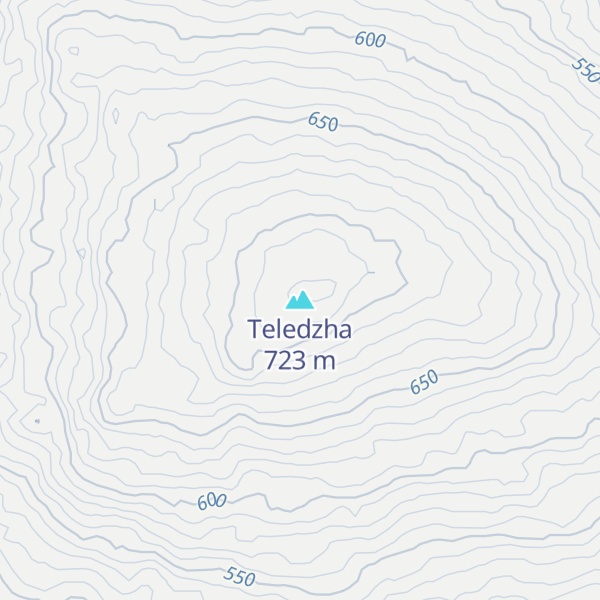 Map of Teledzha