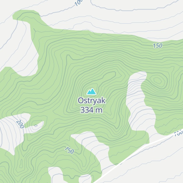 Map of Ostryak