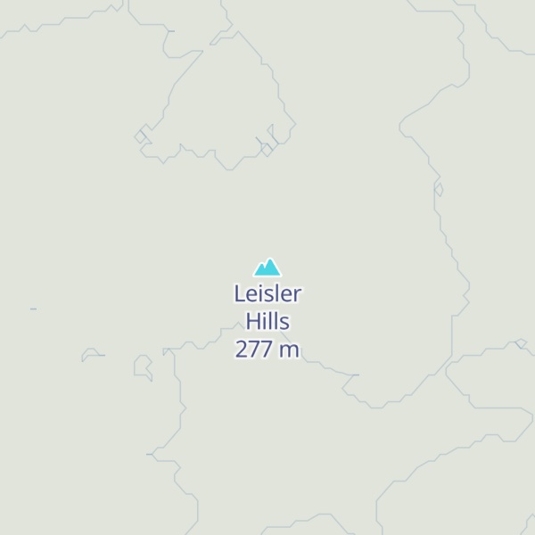 Map of Leisler Hills