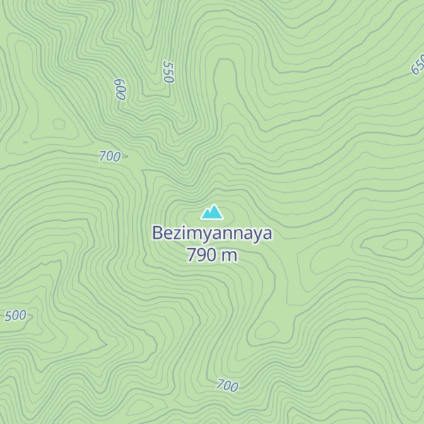 Map of Bezimyannaya