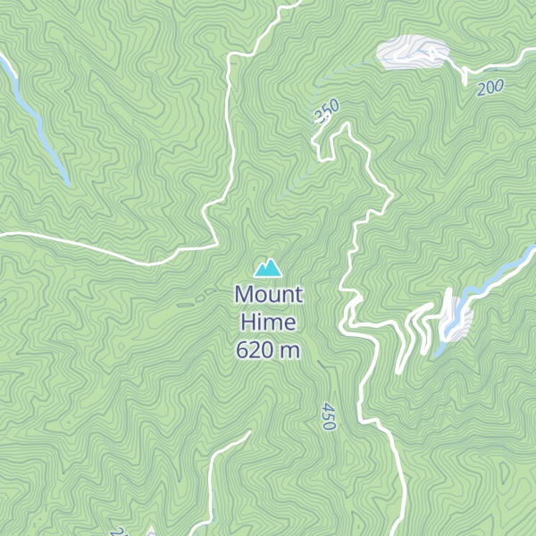 Map of Mount Hime