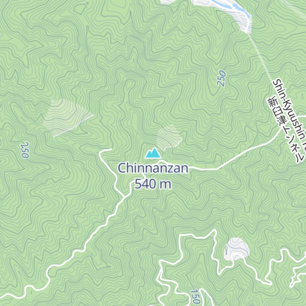 Map of Chinnanzan