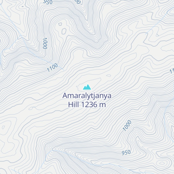 Map of Amaralytjanya Hill