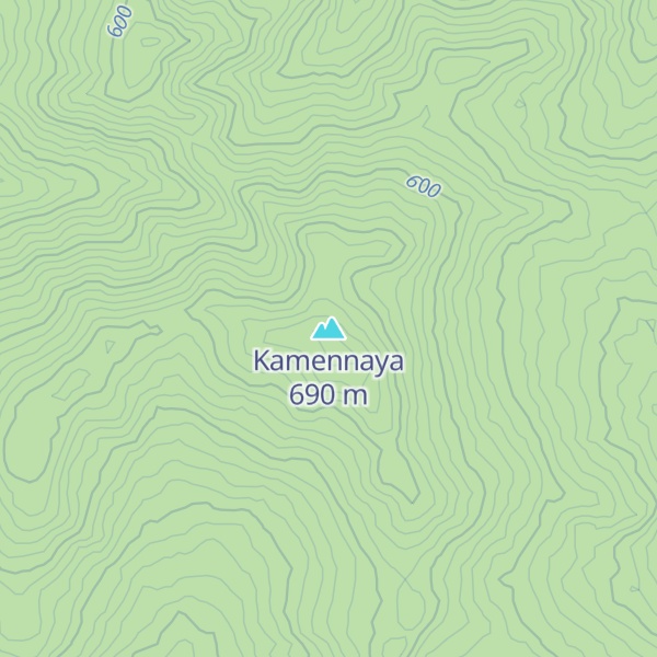 Map of Kamennaya