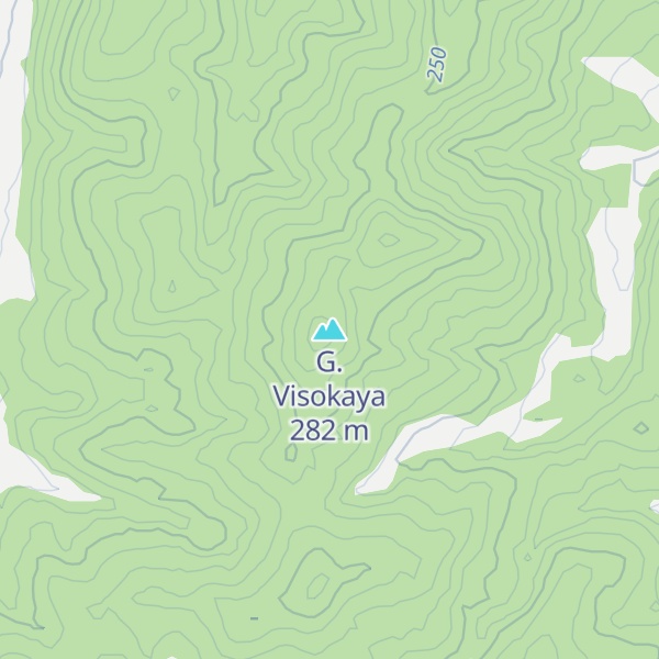 Map of G. Visokaya