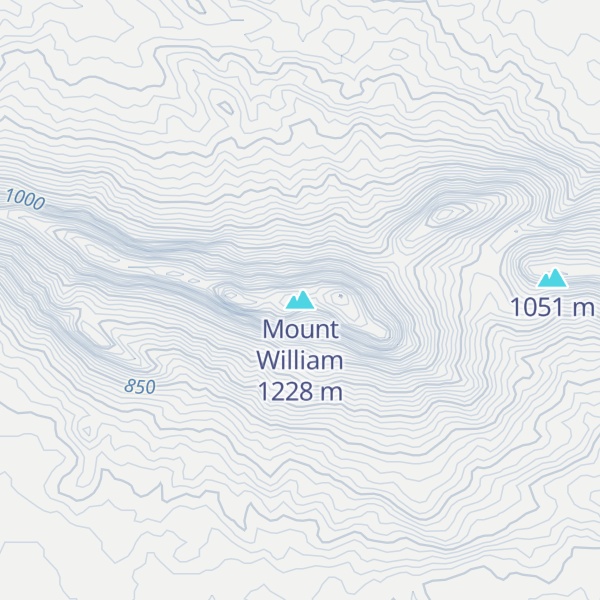 Map of Mount William