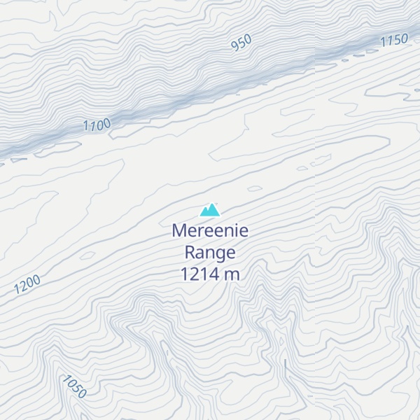 Map of Mereenie Range