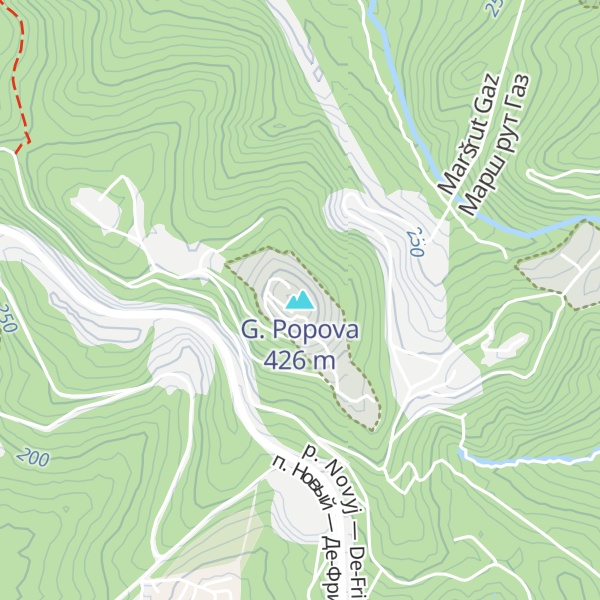 Map of G. Popova