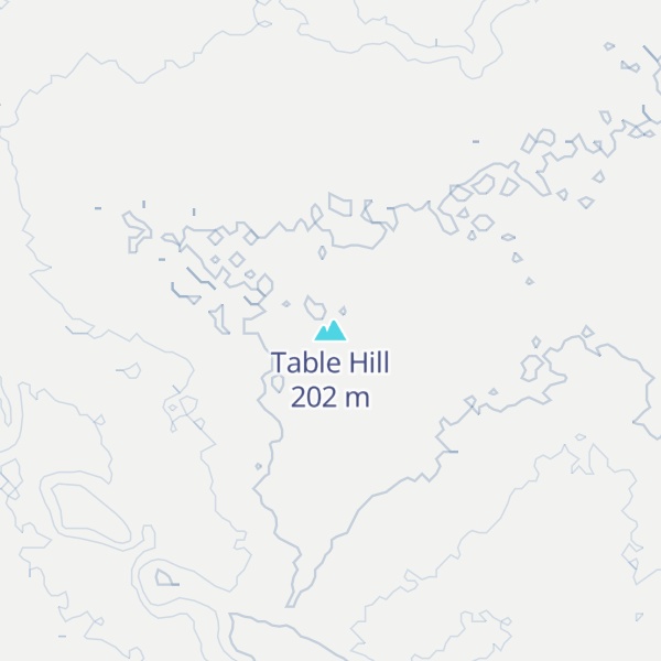 Map of Table Hill