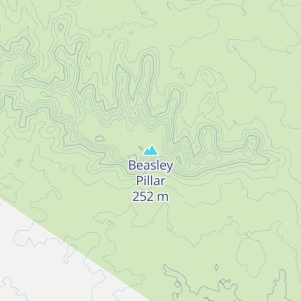 Map of Beasley Pillar
