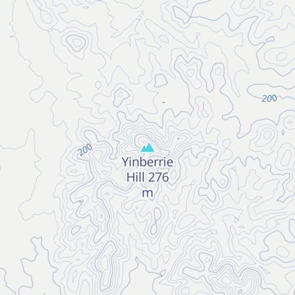 Map of Yinberrie Hill