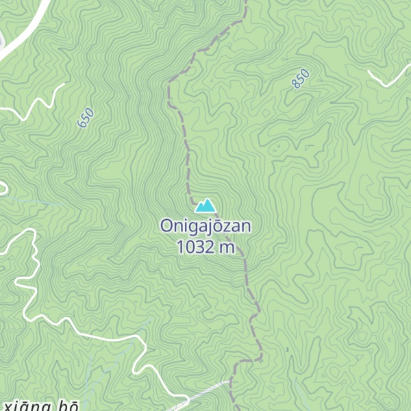 Map of Onigajōzan