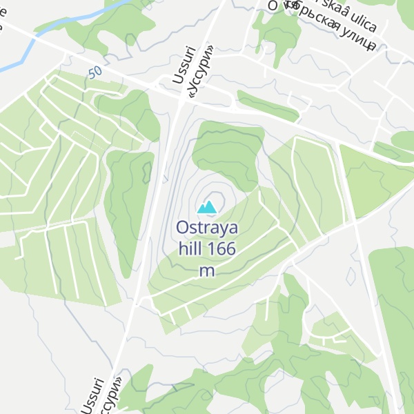 Map of Ostraya hill