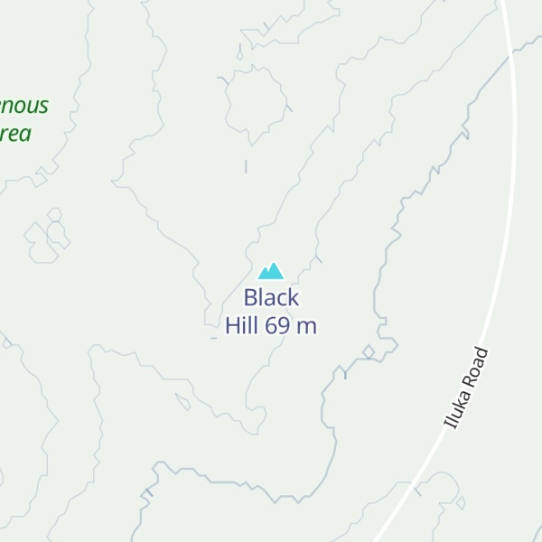 Map of Black Hill
