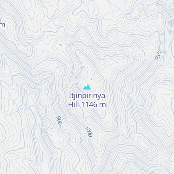 Map of Itjinpirinya Hill