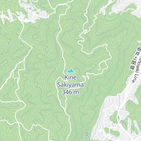 Map of Kine Sakiyama