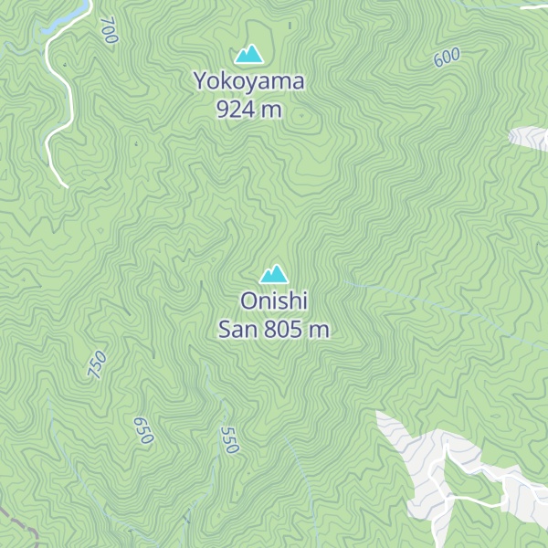 Map of Onishi San