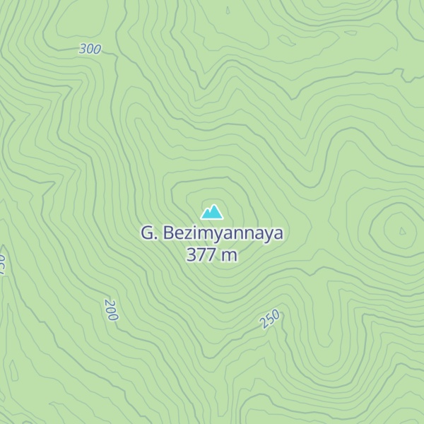 Map of G. Bezimyannaya