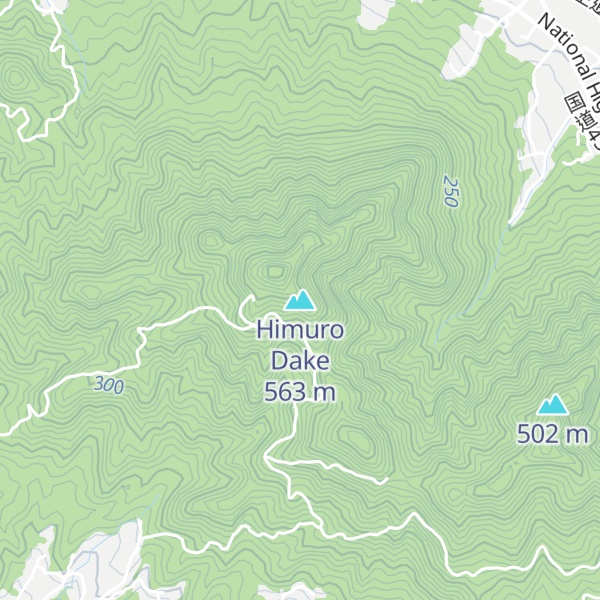 Map of Himuro Dake