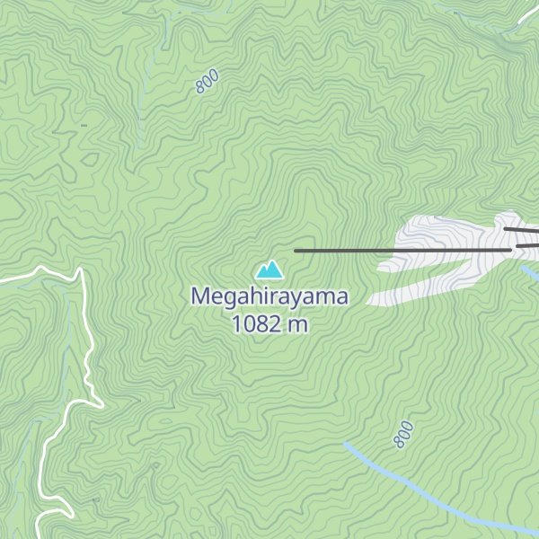 Map of Megahirayama