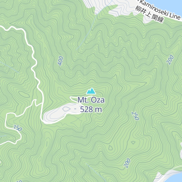 Map of Mt. Oza