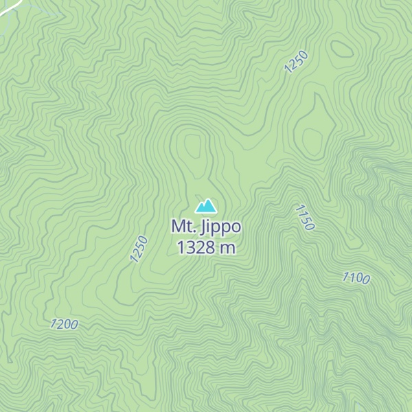 Map of Mt. Jippo