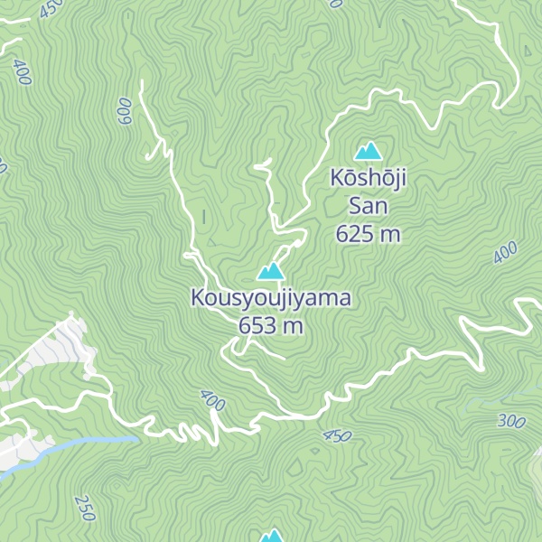 Map of Kousyoujiyama