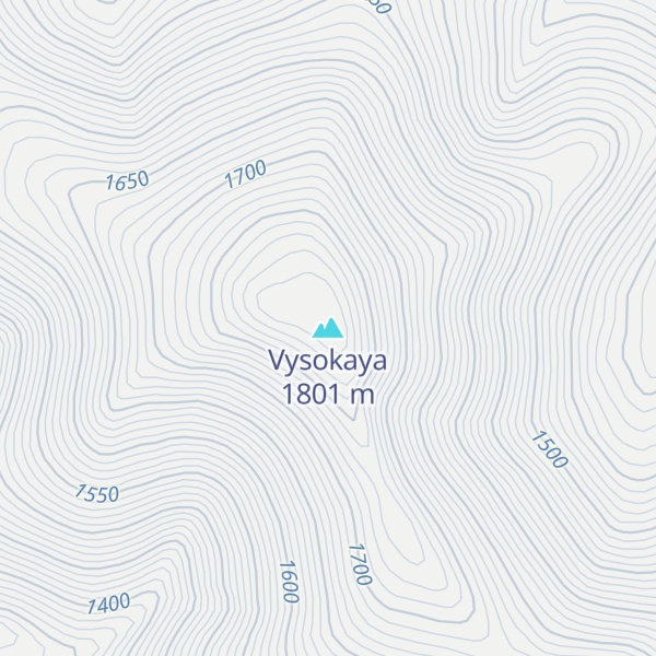 Map of Vysokaya