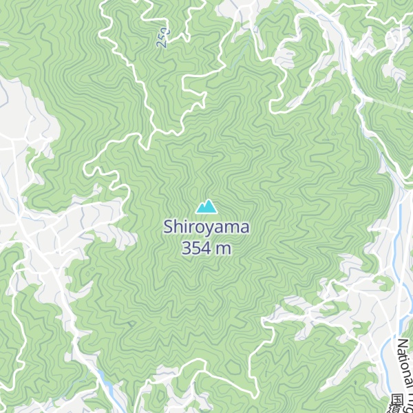 Map of Shiroyama