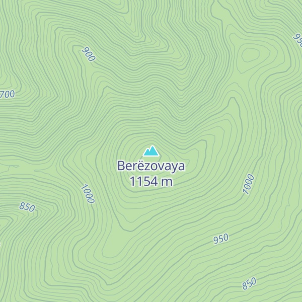 Map of Berëzovaya