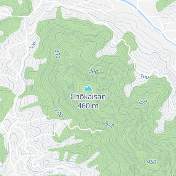 Map of Chōkaisan