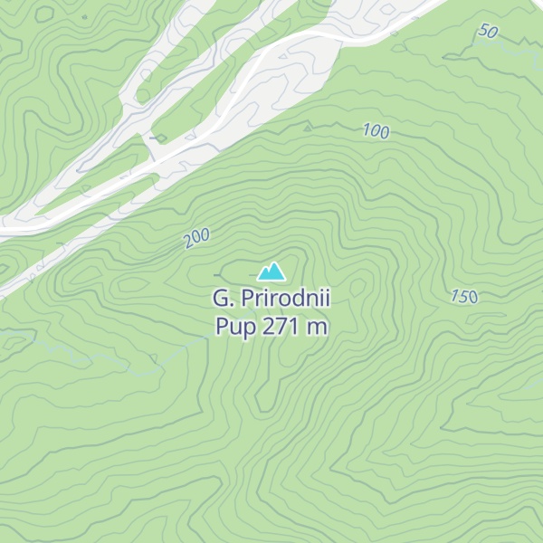 Map of G. Prirodnii Pup