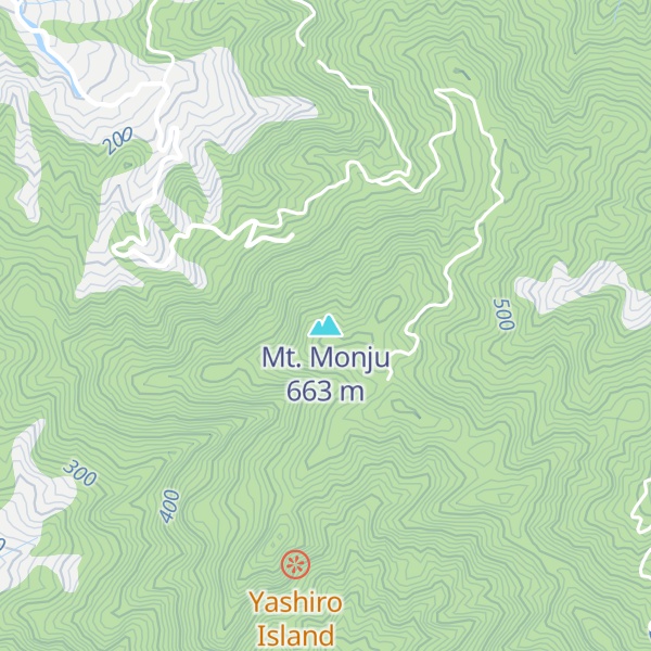 Map of Mt. Monju
