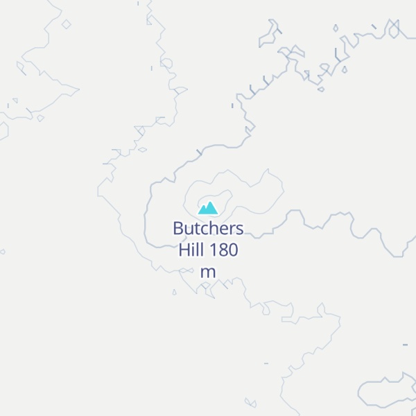 Map of Butchers Hill
